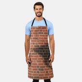 Braunziegelmauer Schürze (Getragen)