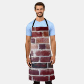 Braunziegelmauer Schürze (Getragen)