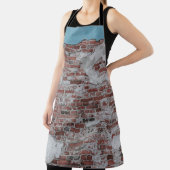 Braunziegelmauer Schürze (InSitu)