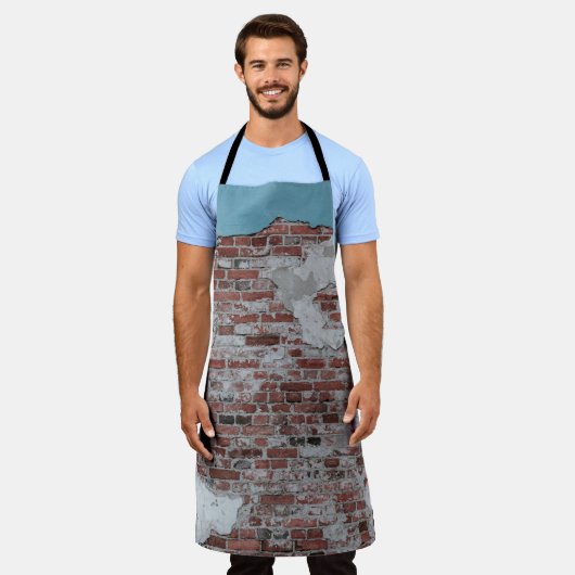 Braunziegelmauer Schürze (Getragen)