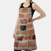 Braunziegelmauer Schürze (InSitu)