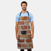 Braunziegelmauer Schürze (Getragen)