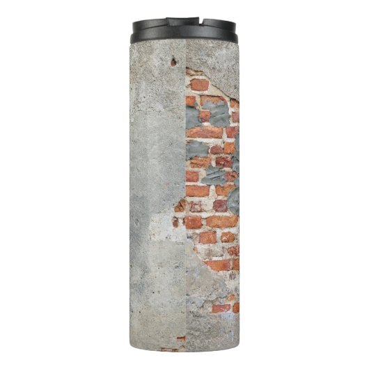Braunziegelmauer Thermosbecher (Rückseite)