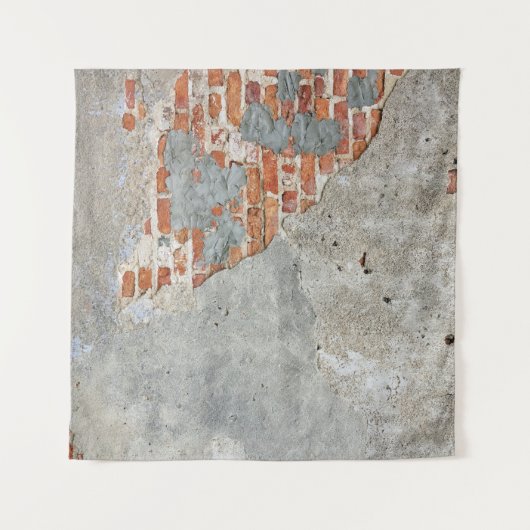 Braunziegelmauer Wandteppich (Vorderseite (Horizontal))