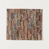 Braunziegelmauer Wandteppich (Vorderseite (Horizontal))