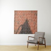 Braunziegelmauer Wandteppich (Beispiel (Horizontal))