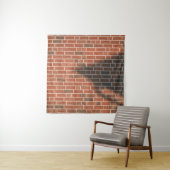 Braunziegelmauer Wandteppich (Beispiel)