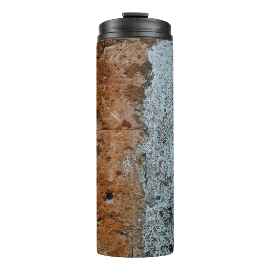 Braunziegelwand Thermosbecher (Vorderseite)