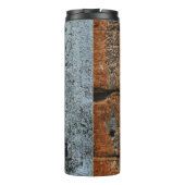 Braunziegelwand Thermosbecher (Rückseite)