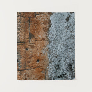 Braunziegelwand Wandteppich