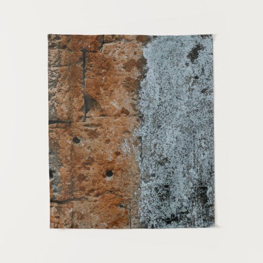 Braunziegelwand Wandteppich (Vorderseite)