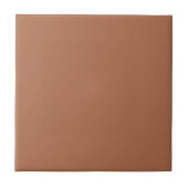 Braunzucker (feste Farbe) Fliese (Vorderseite)