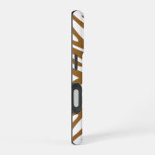 Braunzucker-Neutral-Zebra iPhone 16 Hülle (Rechte Seite)