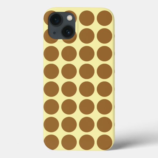 Braunzucker-neutrale Punkte Case-Mate iPhone Hülle (Rückseite)