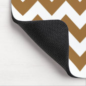 Braunzucker neutraler Zickzack Mousepad (Ecke)