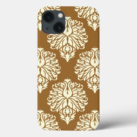 Braunzucker Südliche Hütte Damask Case-Mate iPhone Hülle (Rückseite)