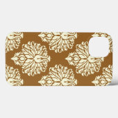 Braunzucker Südliche Hütte Damask Case-Mate iPhone Hülle (Rückseite (Horizontal))