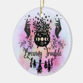 Brauprobleme: Mischous Witchy Design Keramik Ornament (Links)