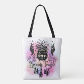 Brauprobleme: Mischous Witchy Design Tasche (Rückseite)