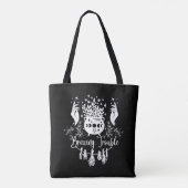 Brauprobleme: Mischous Witchy Design Tasche (Rückseite)