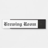 Brausaal Türschild (Vorderseite )