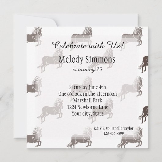 Brause Einladung (Rückseite)