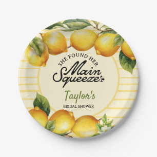 Brausebad Zitrone Pappteller