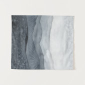 Brausendes graues Tal Wandteppich (Vorderseite (Horizontal))