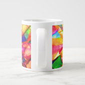 Brausetablette Abstrakt Jumbo-Tasse (Rückseite)