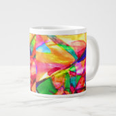 Brausetablette Abstrakt Jumbo-Tasse (Vorderseite Rechts)