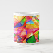 Brausetablette Abstrakt Jumbo-Tasse (Vorderseite)