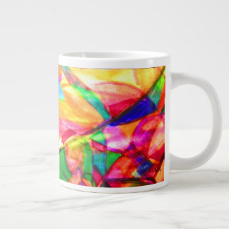 Brausetablette Abstrakt Jumbo-Tasse