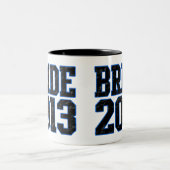 Braut 2013 zweifarbige tasse (Mittel)