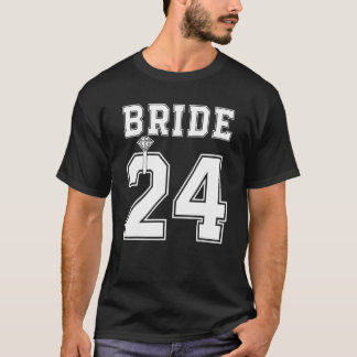 Braut 2024 Verlobung Brautparty Verlobungsantrag M T-Shirt