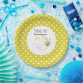 Braut 2 BEE Niedlich Gelbe Hochzeit oder Brautpart Pappteller (Party)