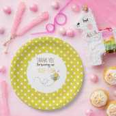 Braut 2 BEE Niedlich Gelbe Hochzeit oder Brautpart Pappteller (Party)