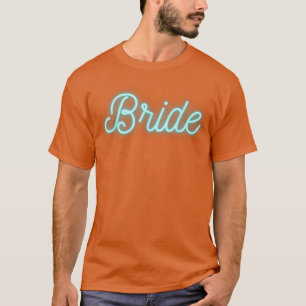 Braut 80er 90er Retro Brautjungfer Abschiedsparty T-Shirt