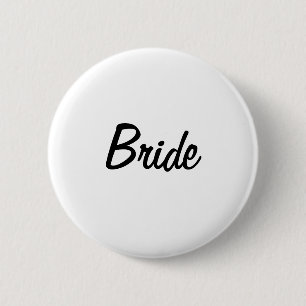Braut-Abzeichen Button