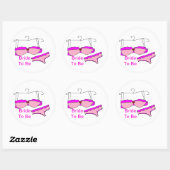 Braut als Aufkleber (Blatt)