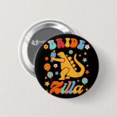 Braut als Brautdusche Bachelorette Bride Button (Vorne & Hinten)