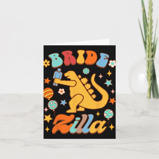 Braut als Brautdusche Bachelorette Bride Karte (Vorderseite)
