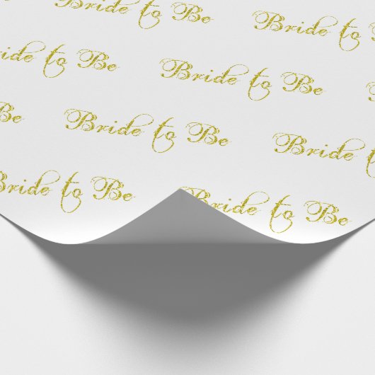 Braut als Hochzeitsbridal Geschenkpapier (Ecke)