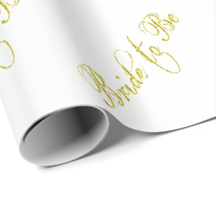 Braut als Hochzeitsbridal Geschenkpapier