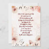 Braut als Segen-Einladung Einladung (Rückseite)