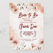 Braut als Segen-Einladung Einladung (Vorne/Hinten)