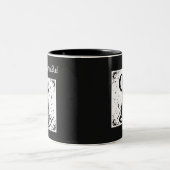 Braut Ärger Schwarze Katze Halloween Kaffeetasse (Mittel)