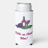 Braut auf Cloud Wine! Selters Dosenkühler (Seltzer Vorderseite)