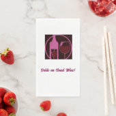 Braut auf Cloud Wine! Serviette (Beispiel)