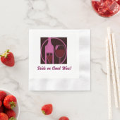 Braut auf Cloud Wine! Serviette (Beispiel)