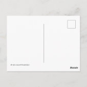 Braut auf einem Groompferd Postkarte (Rückseite)